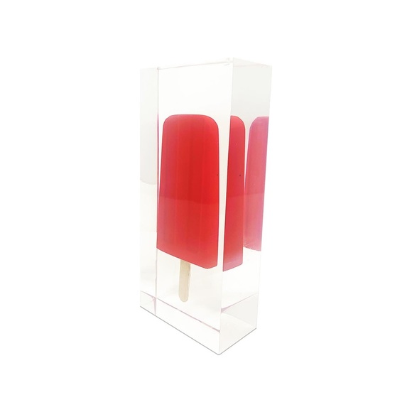 Floating Popsicle in Resin Art Sculpture - Picture 3 of 4